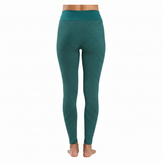Gymsquad India – Best Quality Anti-Cellulite Push Up Leggings – Green