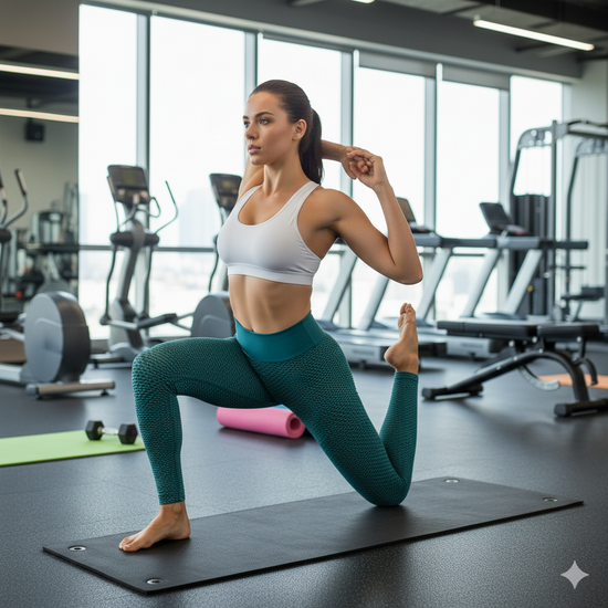 Gymsquad India – Best Quality Anti-Cellulite Push Up Leggings – Green
