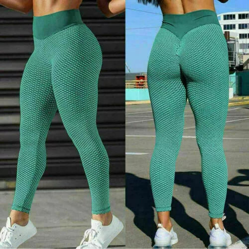 GYMSQUAD® PUSH UP LEGGINGS BEE EDITON - GREEN