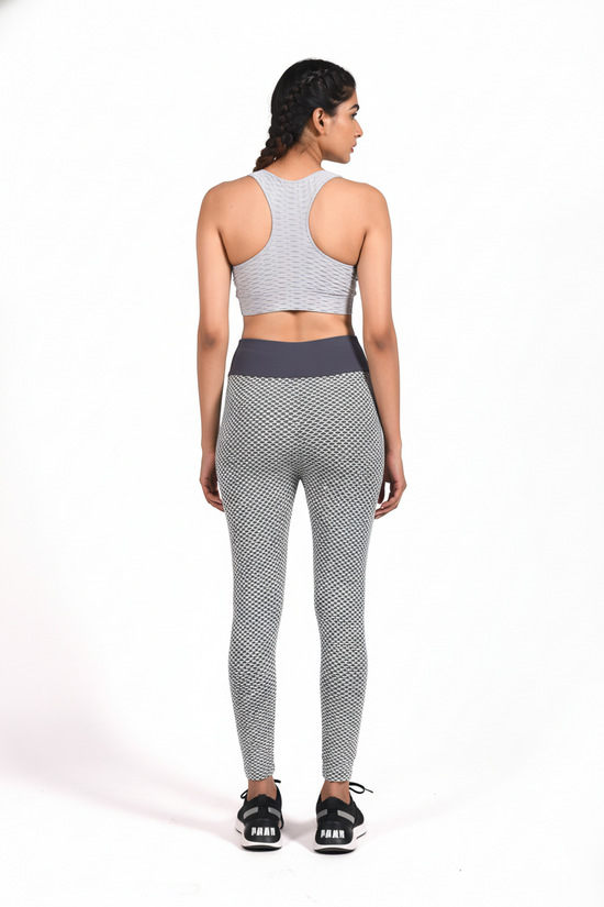 GYMSQUAD® PUSH UP LEGGINGS BEE EDITON - GRAY