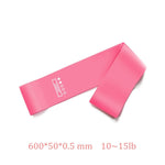 GYMSQUAD™ Pack of 5 YOGA & PILATES RESISTANCE BANDS (5 to 40 LBS)