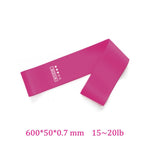 GYMSQUAD™ Pack of 5 YOGA & PILATES RESISTANCE BANDS (5 to 40 LBS)