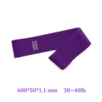 GYMSQUAD™ Pack of 5 YOGA & PILATES RESISTANCE BANDS (5 to 40 LBS)