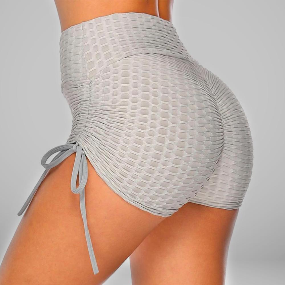 GYMSQUAD® PUSH UP SHORTS - GRAY
