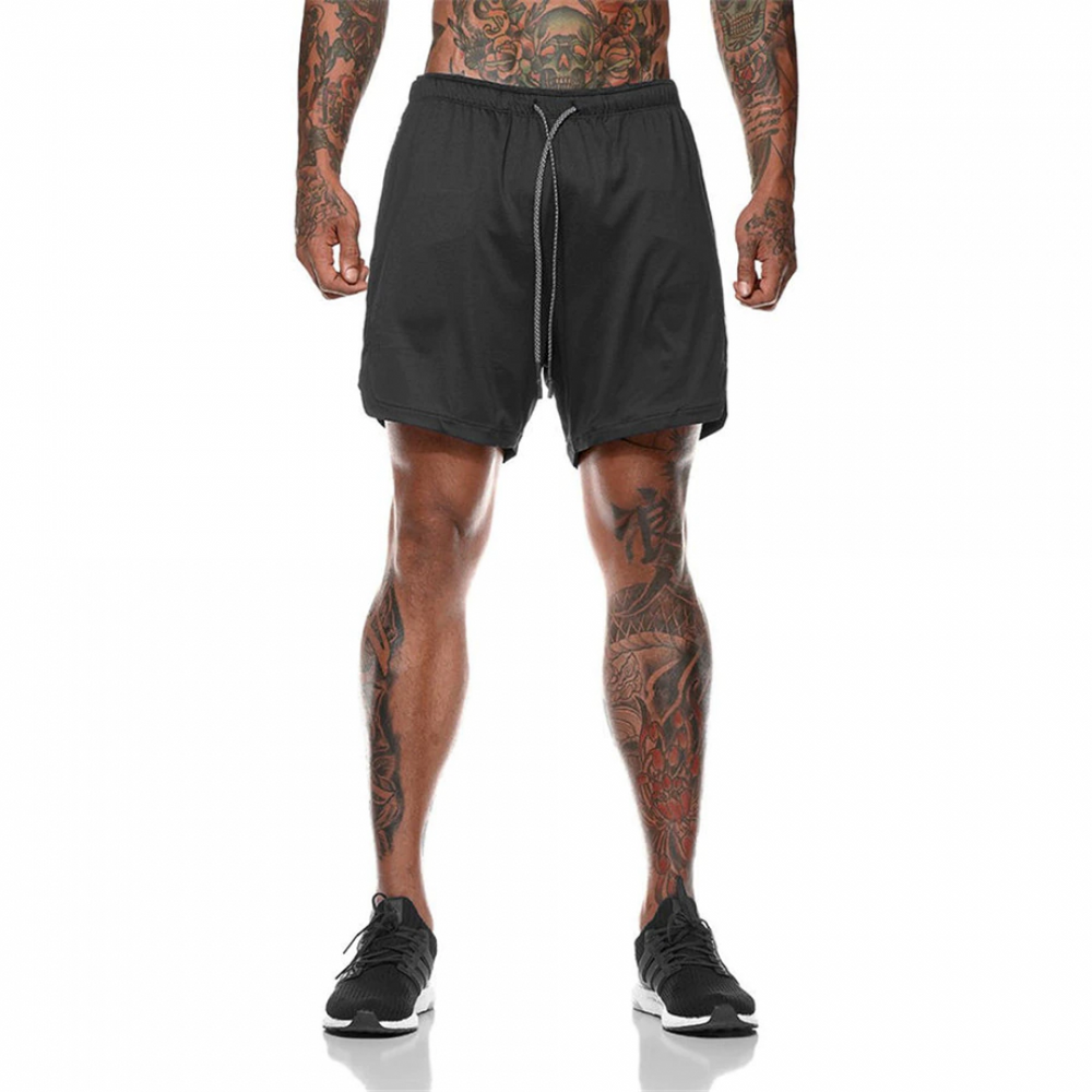 GYMSQUAD™ Innovative Men’s Sport Short - Ultimate Comfort (2 in 1 Features)