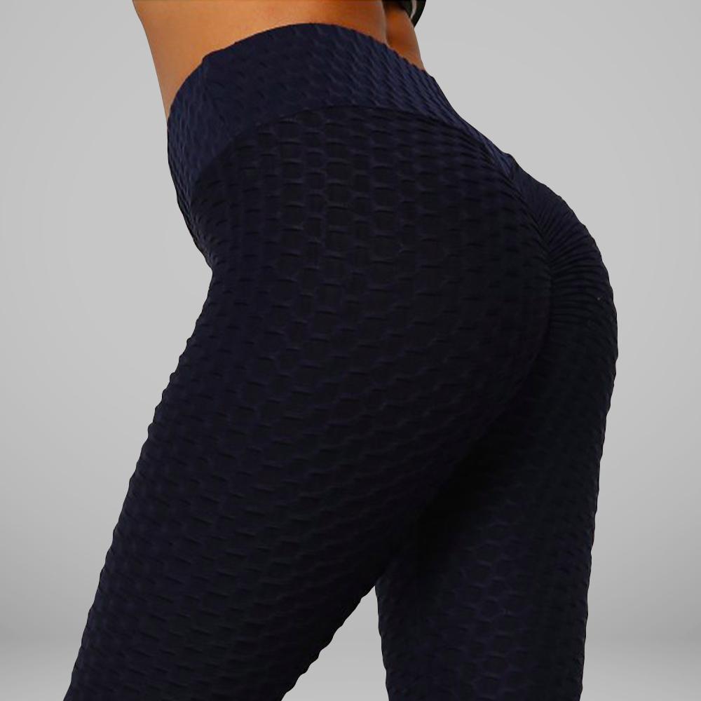 Push Up Gym Leggings With Contrast Waistband- Buy Fashion Wholesale in The  UK