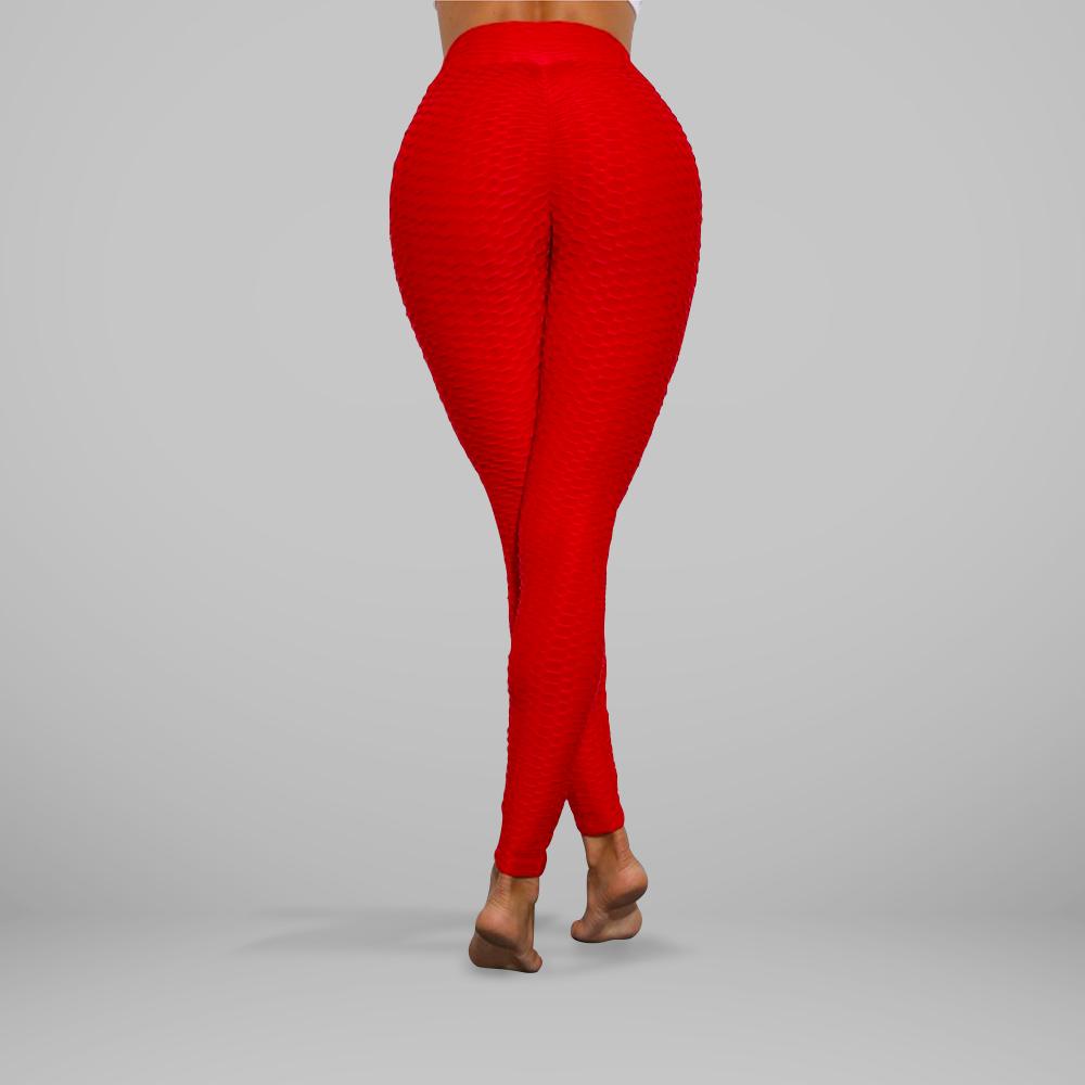GYMSQUAD® PUSH UP LEGGINGS - RED