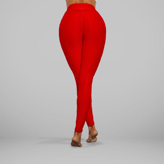GYMSQUAD® PUSH UP LEGGINGS - RED