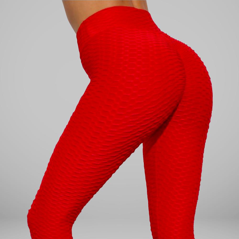 GYMSQUAD® PUSH UP LEGGINGS - RED