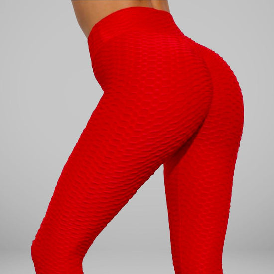 GYMSQUAD® PUSH UP LEGGINGS - RED
